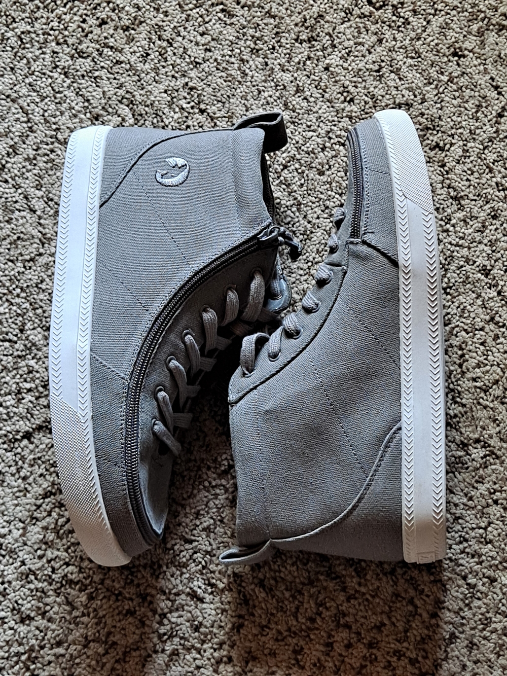 Billy Footwear Classic High-Top Canvas sneakers dark grey Size 9 - Picture 7 of 9